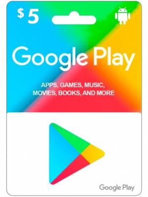 GOOGLE PLAY 5$ USD