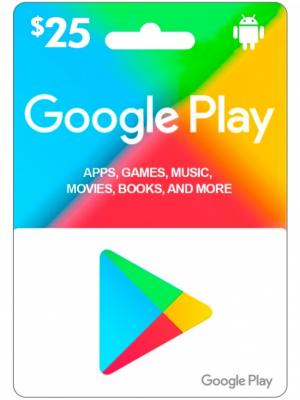 GOOGLE PLAY 25$ USD