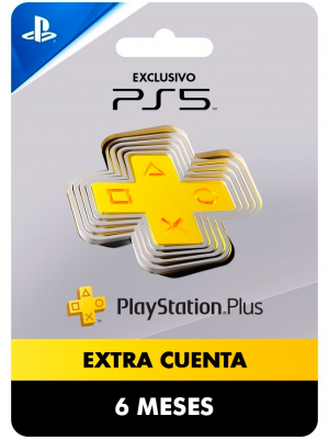 PSN PLUS EXTRA 6 MESES CUENTA PRINCIPAL PS5